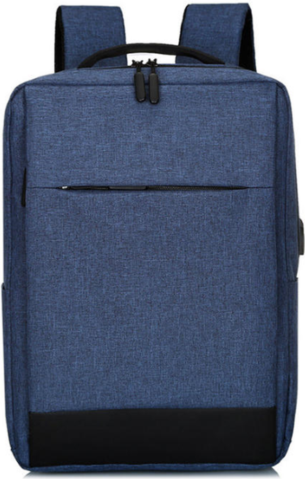 Рюкзак для ноутбука 15.6", с защитой, с портом для заряда, синий фото