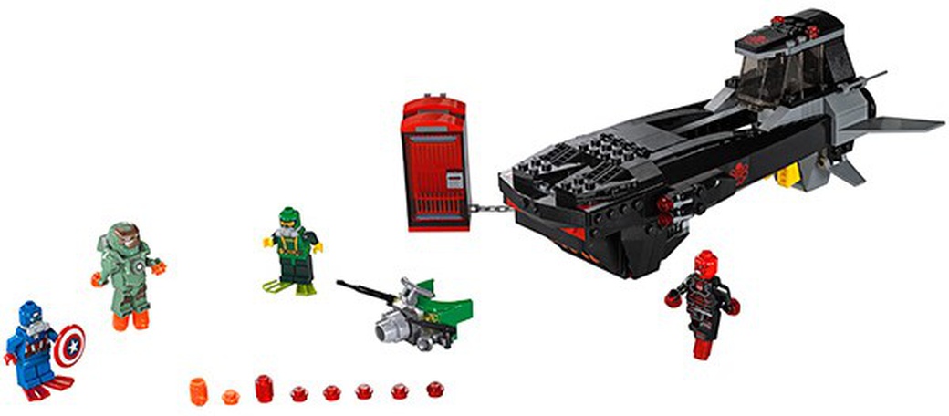 Lego Super Heroes Похищение Капитана Америка конструктор 76048 фото
