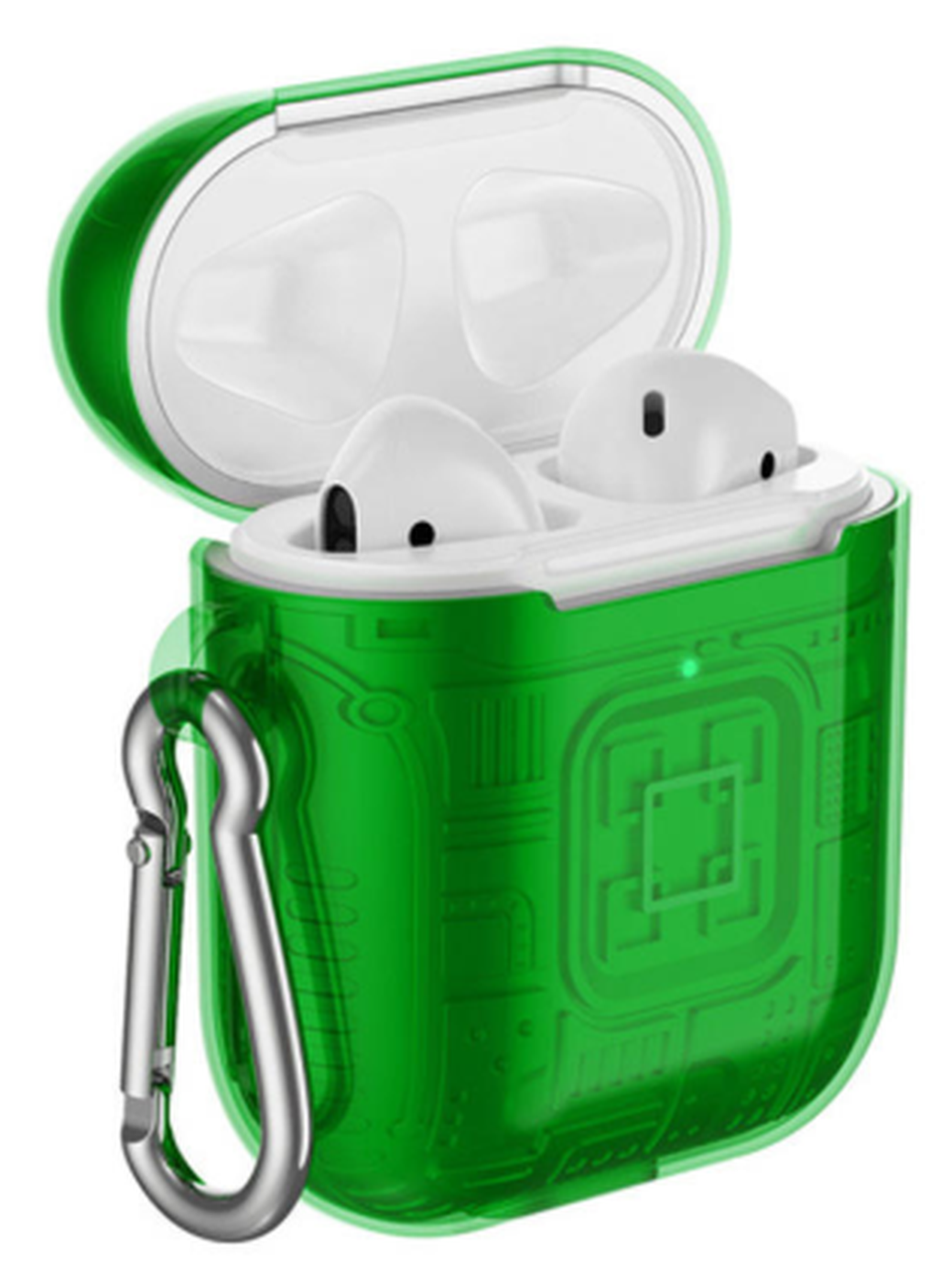 Чехол Bakeey для наушников Apple AirPods 2, зеленый фото