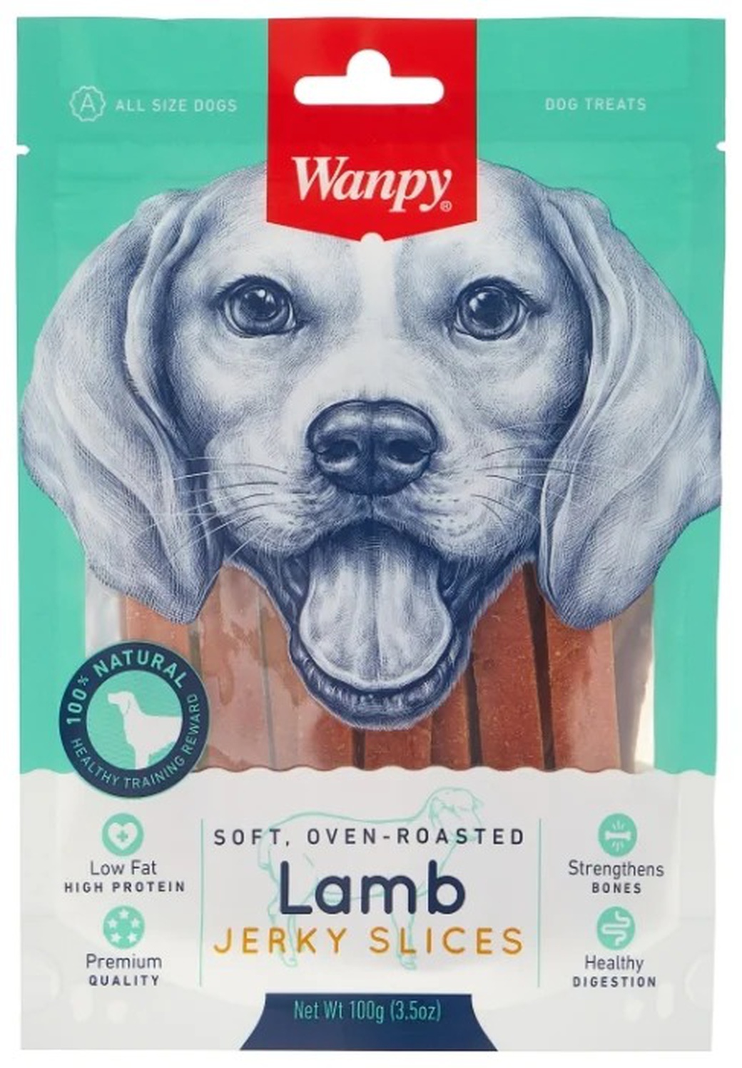 Wanpy Dog соломка из мяса ягненка 100 г фото