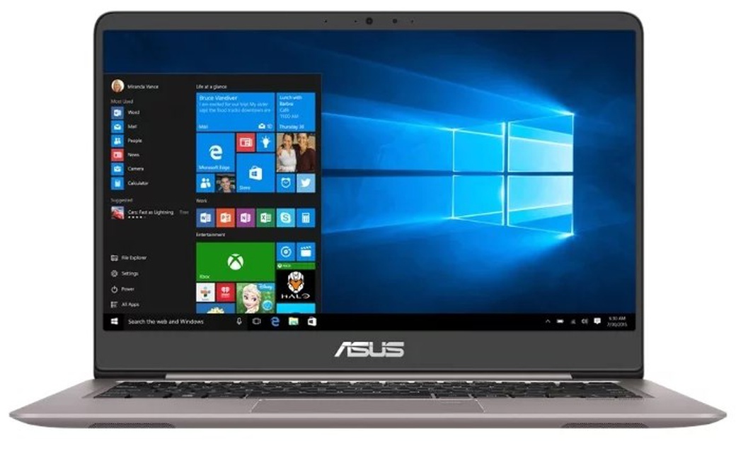 Ноутбук ASUS UX410UA (Intel i5-8250U/12Gb/256 Gb SSD/No ODD/14.0'' FHD Anti-Glare/Illuminated Chiclet Keyboard/Wi-Fi/Windows 10) серый фото