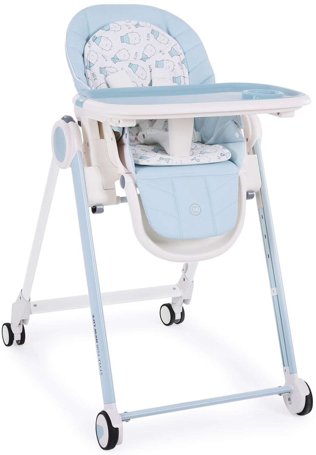 Happy Baby Berny - стульчик для кормления голубой фото