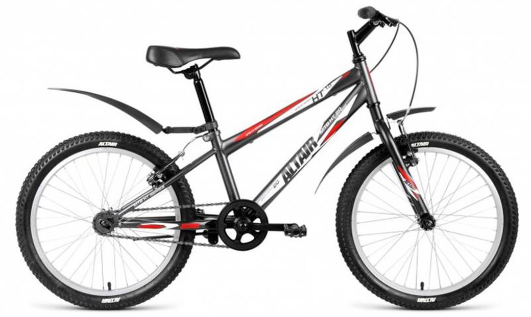 Велосипед 20" Altair MTB HT 20 1.0 1 ск 17-18 г 10.5' Серый-Матовый/RBKN8JN01007 фото