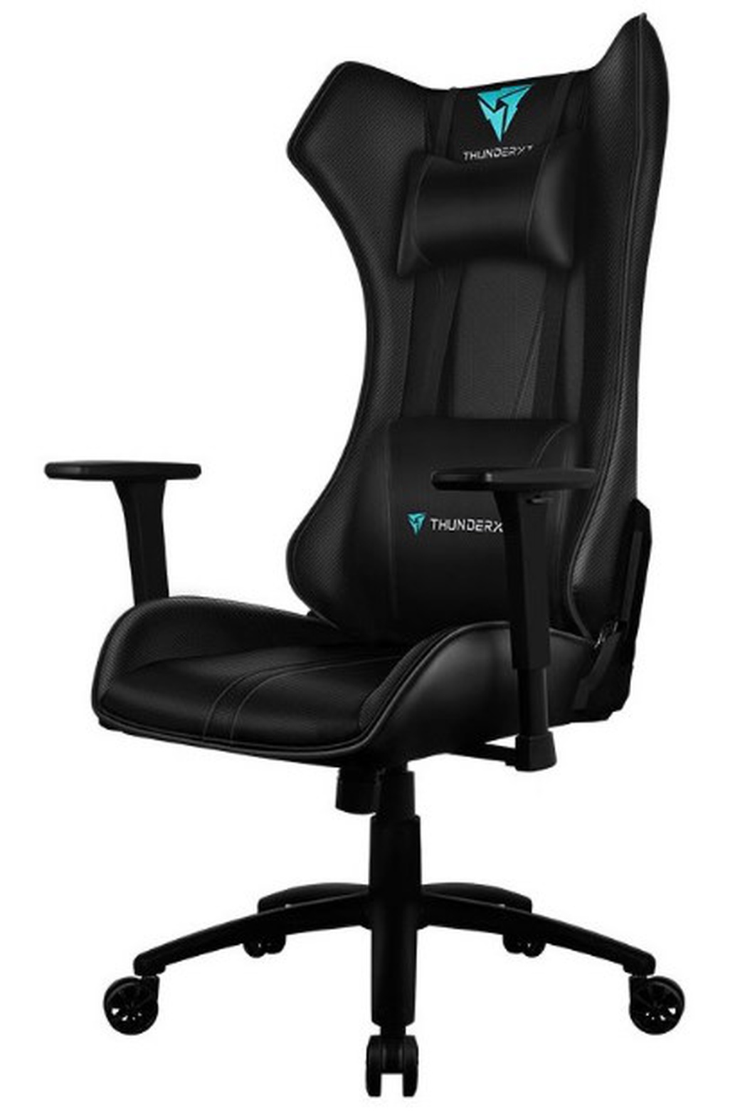 Игровое кресло ThunderX3 UC5 HEX черные AIR Tech, экокожа фото