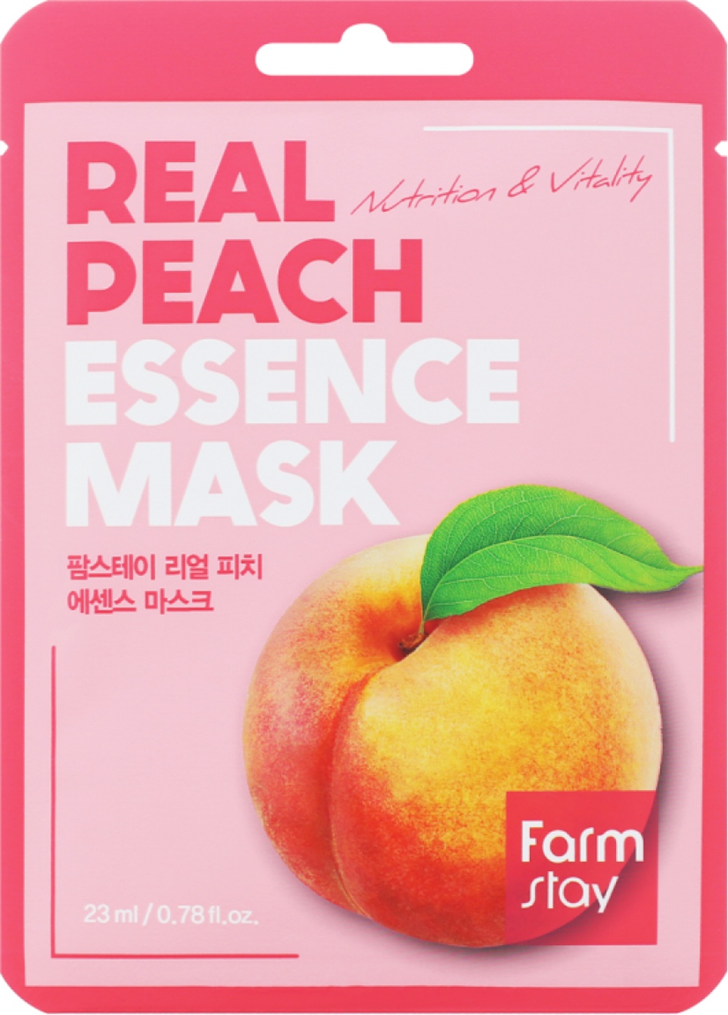 FarmStay Тканевая маска для лица с экстрактом персика, 23мл фото