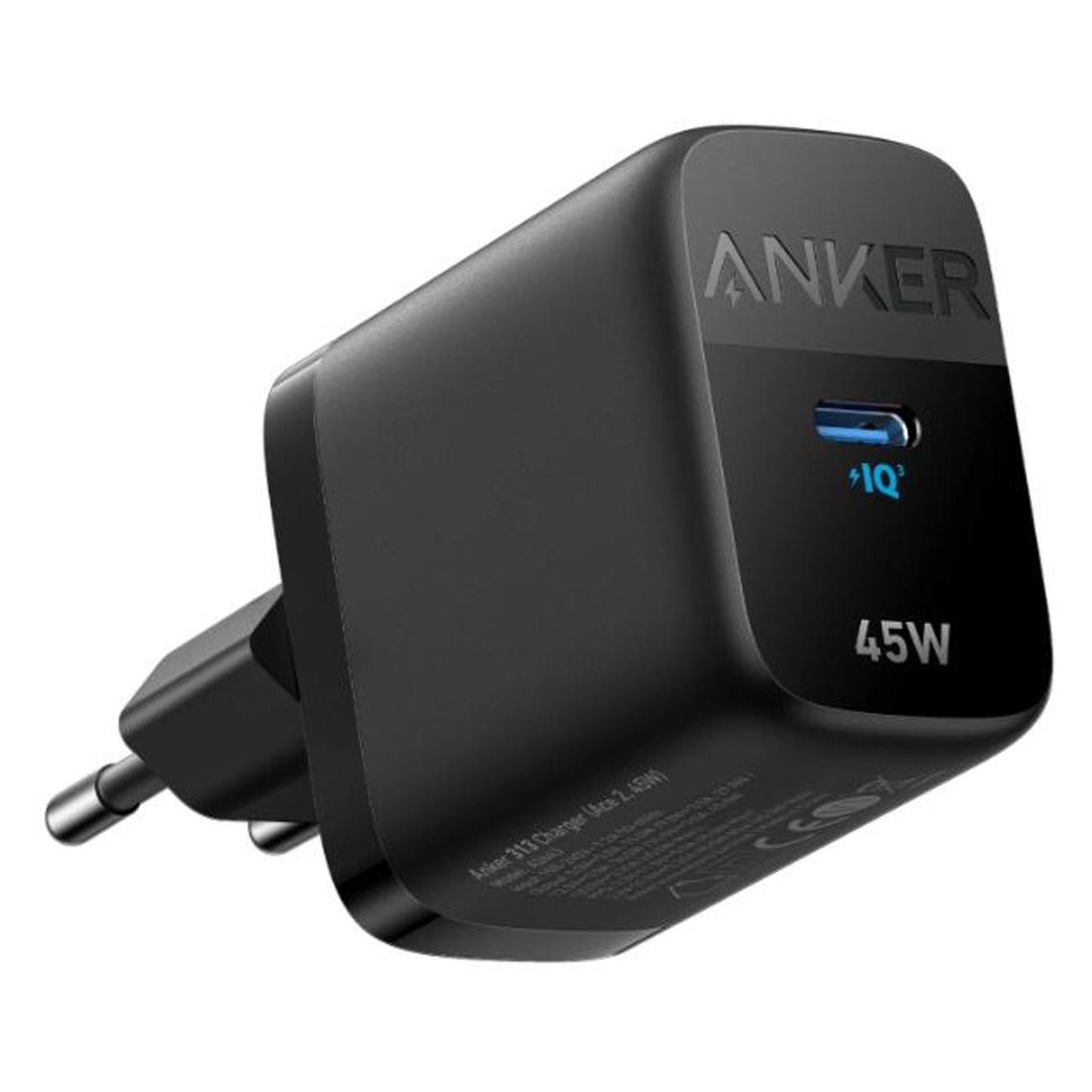 СЗУ адаптер ANKER 313 USB-C 45W (A2643), черный фото