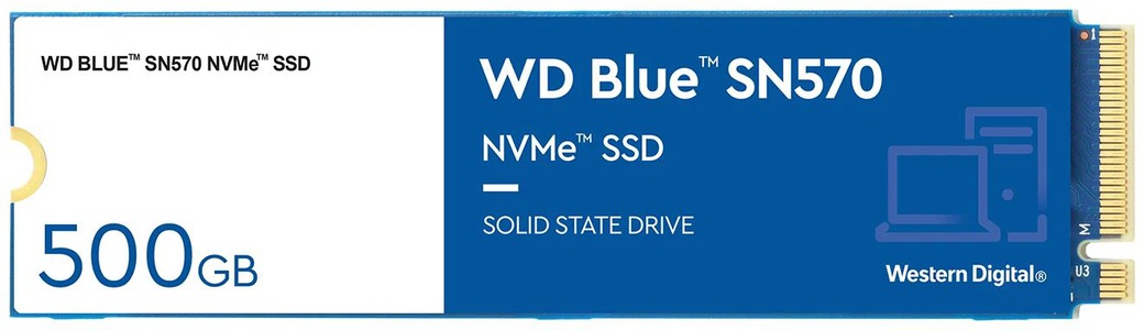 Жесткий диск SSD M.2 WD Blue SN570 500Gb (WDS500G3B0C) фото