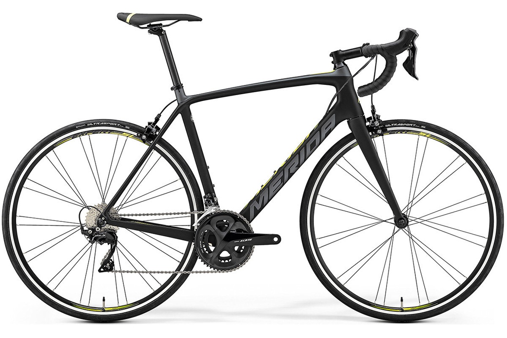 Велосипед Merida SCULTURA 4000 Black (Neon Yellow) 2019 SM(52см)(83366) фото