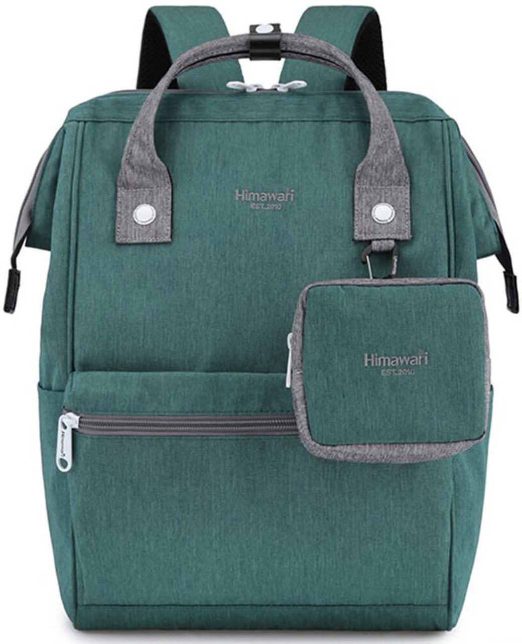 Рюкзак Himawari HW-2269, темно-зеленый, 15.6" фото