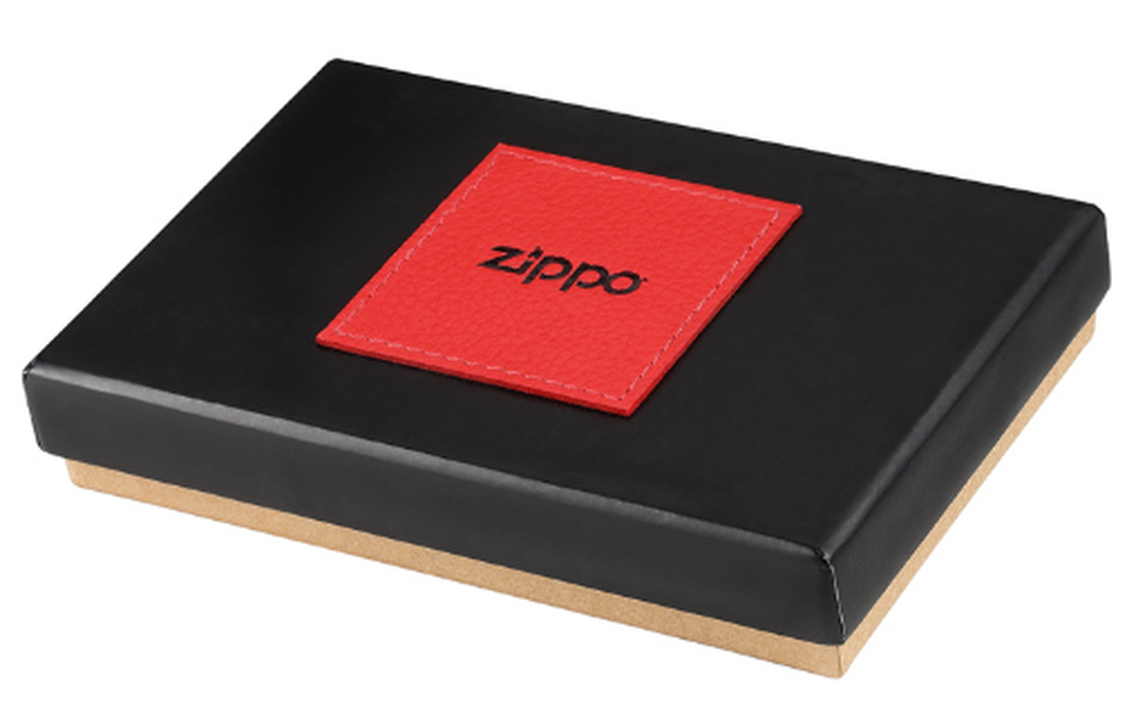 Портмоне Zippo, цвет зелёно-чёрный камуфляж, натуральная кожа, 10,8×2,5×8,6 см фото