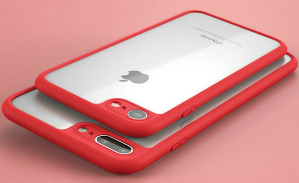 Чехол-накладка ультратонкий для Apple iPhone 7/6S/6/6 Plus, красный фото