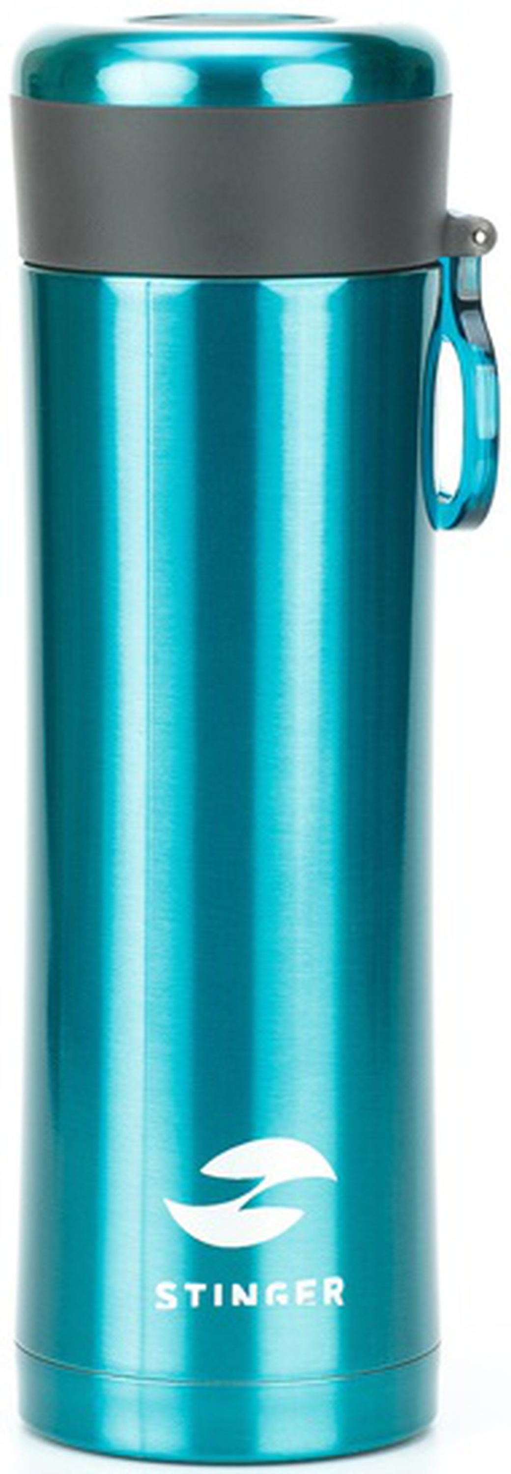 Термос Stinger (0,42 литра) с ситечком, зеленый фото