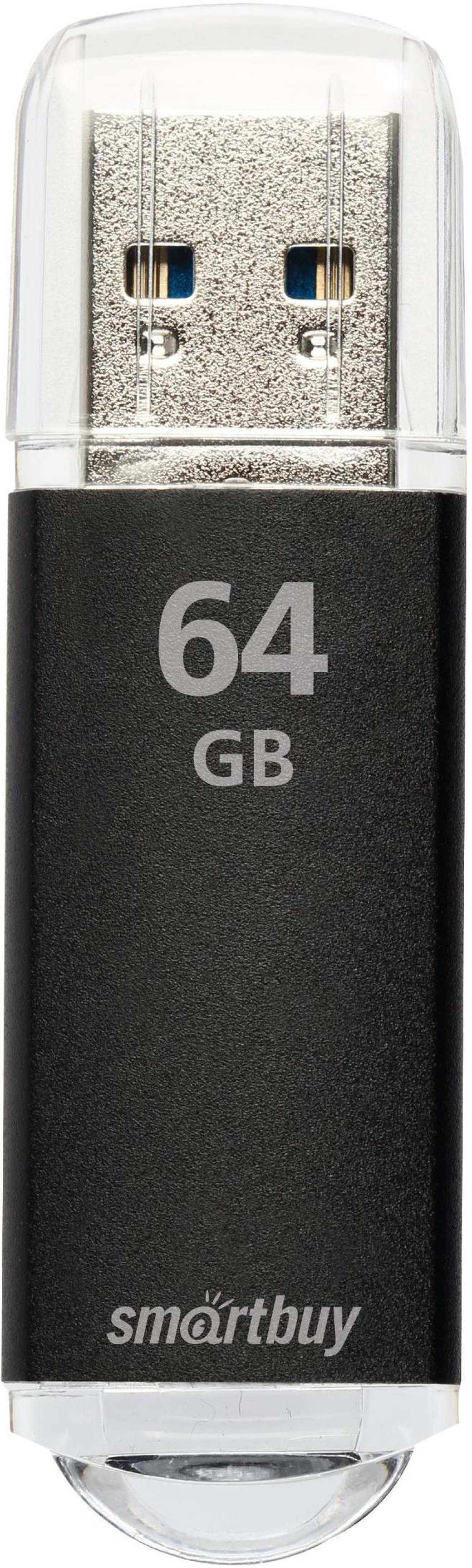 Флеш-накопитель Smartbuy V-Cut USB 2.0 64GB, черный фото