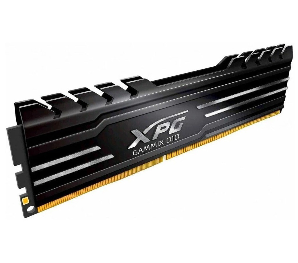 Память оперативная DDR4 16Gb Adata XPG Gammix D10 3200MHz, черный радиатор фото