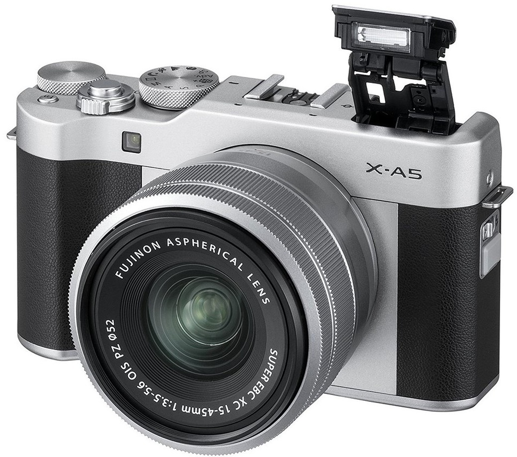Фотоаппарат Fujifilm X-A5 kit XC15-45mm F3.5-5.6 серебристый фото