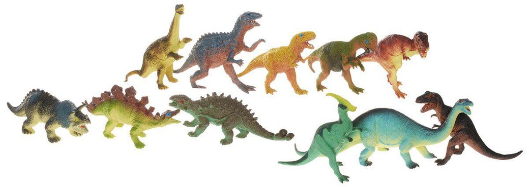 HGL игровой набор динозавров 11 штук в асс фото