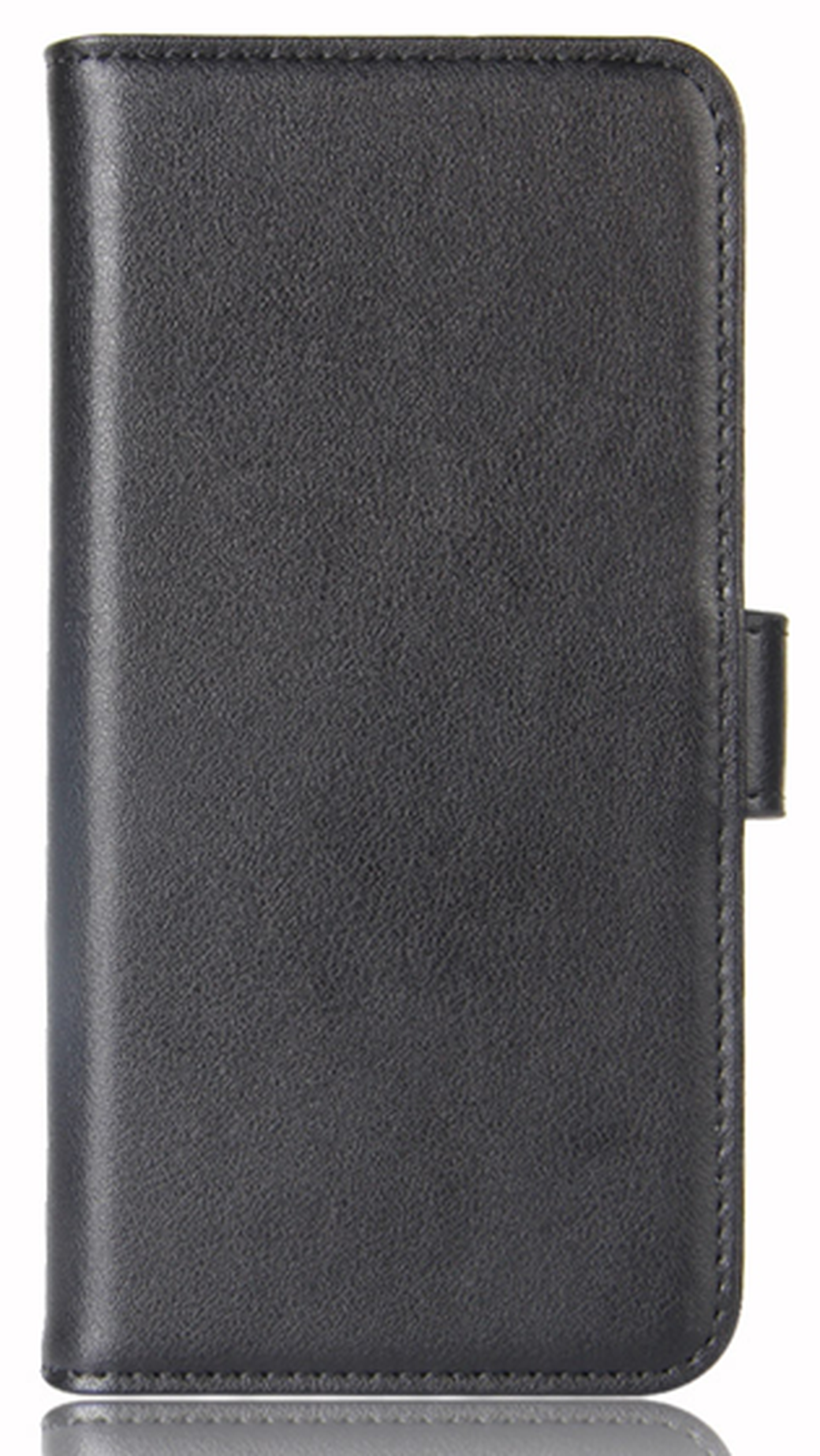 Кожаный чехол-книжка с визитницей для Xiaomi Pocophone F1, черный фото