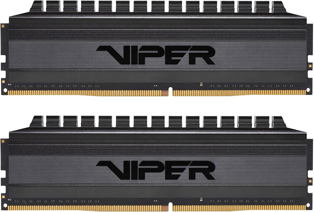Память оперативная DDR4 32Gb (2x16Gb) Patriot Viper 4 Blackout 3600MHz CL18 (PVB432G360C8K) фото