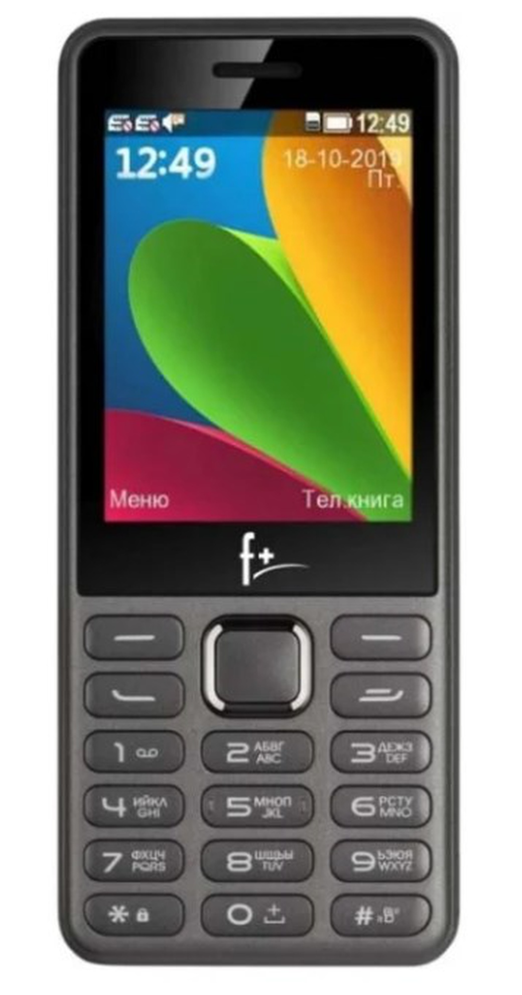 Мобильный телефон F+ S285 Серый/черный фото