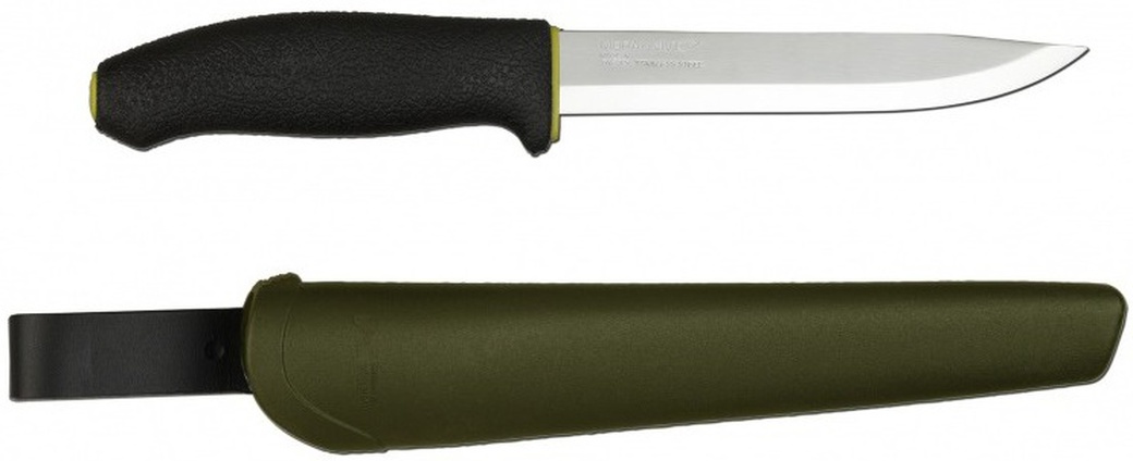 Нож Morakniv 748 MG, нержавеющая сталь, черный фото