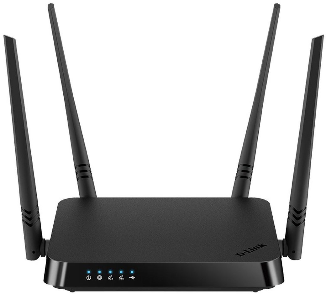 Wi-Fi роутер D-Link DIR-825/RU/I1A, черный фото