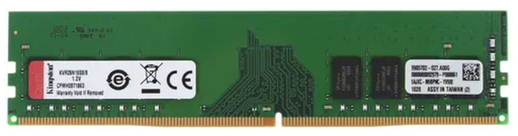 Память оперативная DDR4 8Gb Kingston 2666MHz (KVR26N19S8L/8) фото