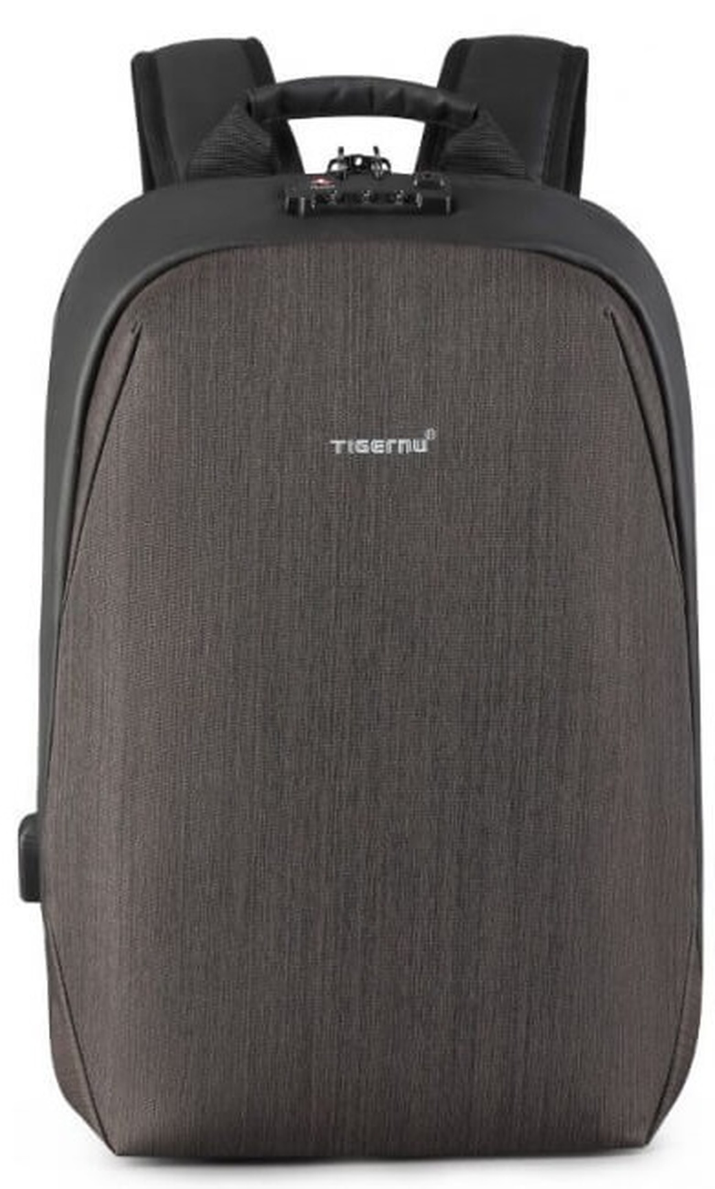 Рюкзак Tigernu T-B3669 для ноутбука 15.6" черный/коричневый фото