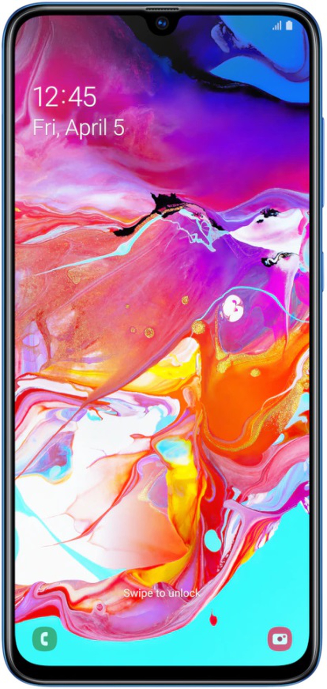 Смартфон Samsung (A705F) Galaxy A70 128Gb Синий фото