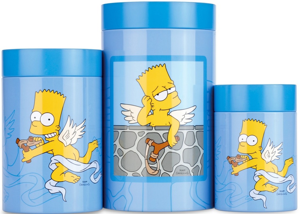 Набор баночек для печенья BergHOFF Simpsons 3пр фото