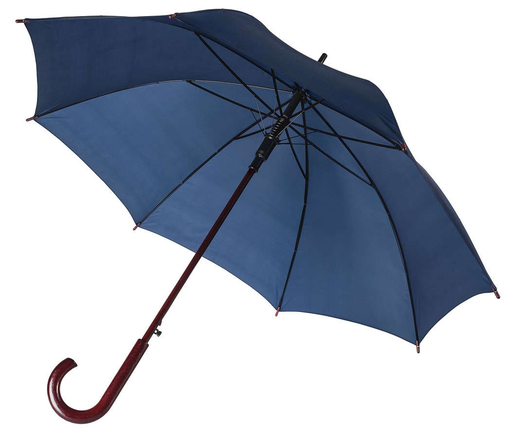 Зонт-трость Standard, темно-синий фото