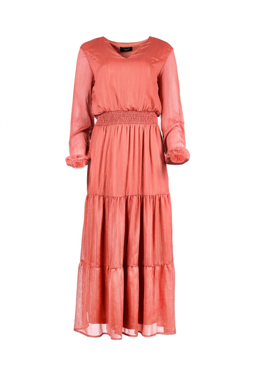 Платье Sisters Point Nicoline-M4, темно-персиковый, S фото