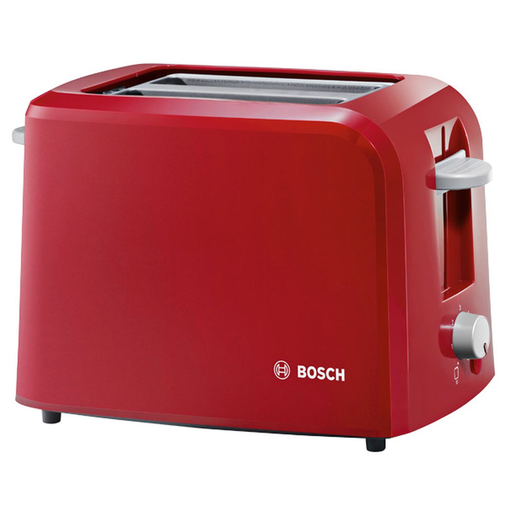 Тостер Bosch TAT3A014 красный фото