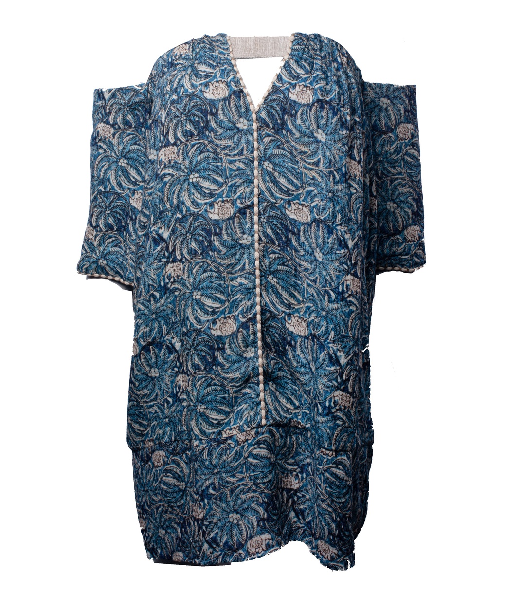 Платье ViX Paula Hermanny с принтом 317-505-038, голубой, L фото