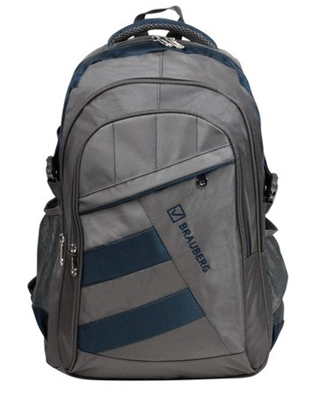Рюкзак для школы и офиса Brauberg MainStream 2, 45*32*19см, 35 л, серо-синий фото