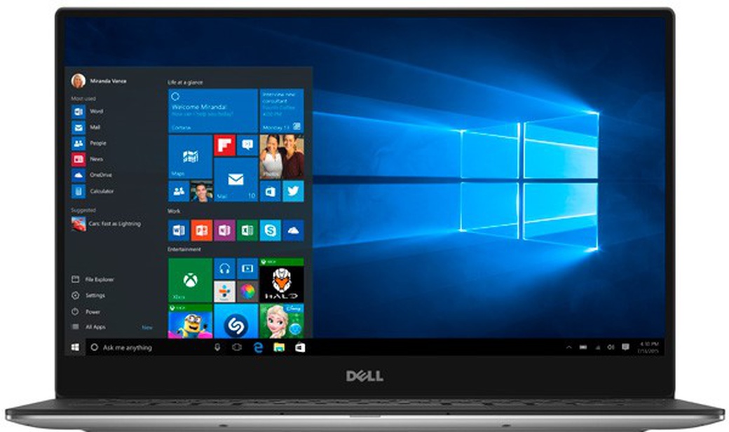 Ноутбук Dell XPS 13 (Core i7 8550U/8Gb/SSD256Gb/Intel HD Graphics 620/13.3"/IPS/Touch/QHD (3200x1800)/Windows 10 Home) silver фото