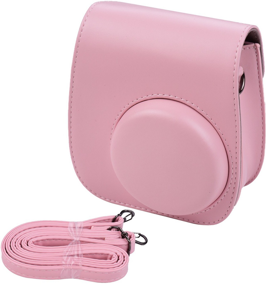Портативный чехол для камеры Fujifilm Fuji Instax Mini 11, розовый фото