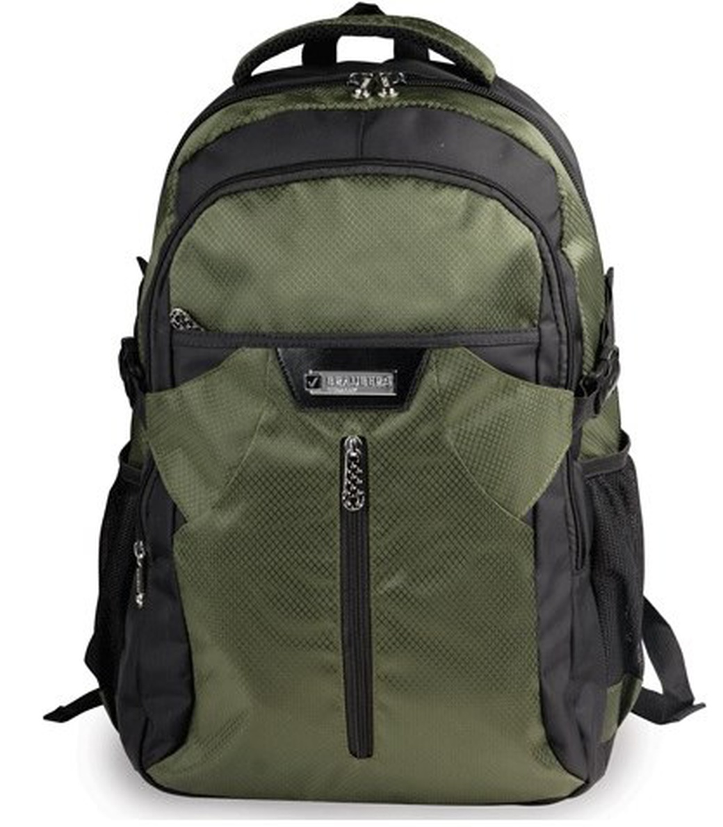 Рюкзак для школы и офиса Brauberg StreetRacer 2, 48*34*18см, 30 л, черно-зеленый фото