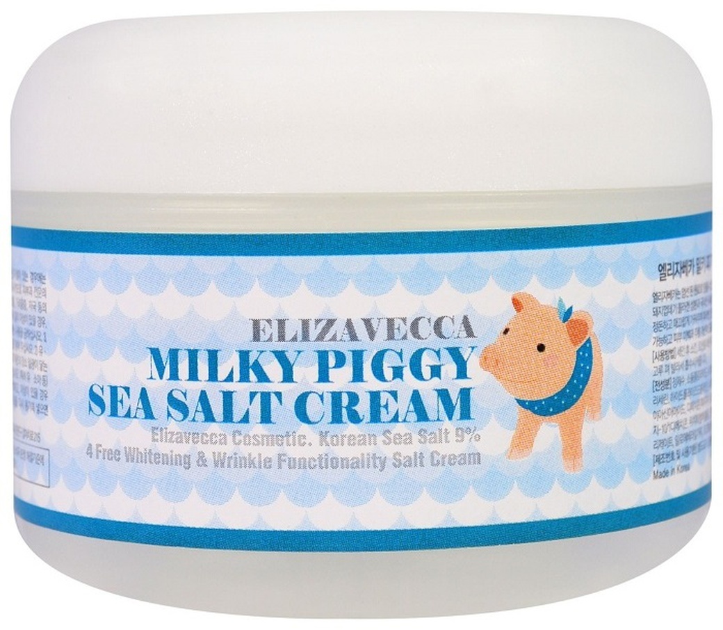 Elizavecca Омолаживающий крем с морской солью Milky Piggy Sea Salt Cream фото