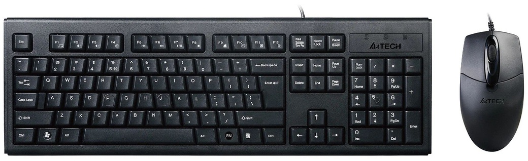 Клавиатура + мышь A4Tech KRS-8372, черный фото