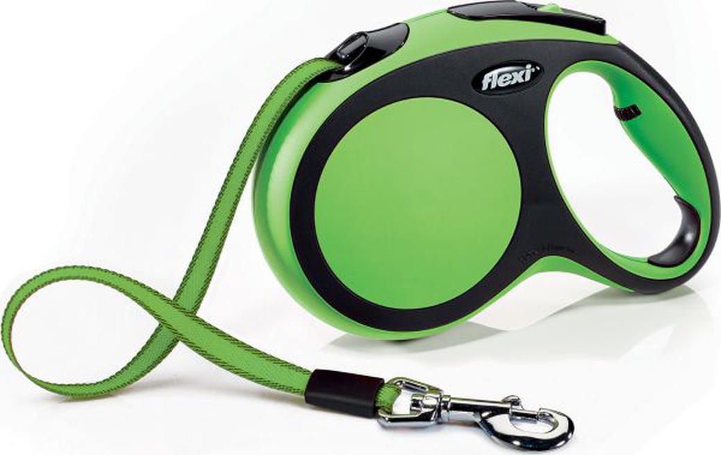 Поводок-рулетка Flexi New Comfort лента L 8m 50 кг зеленый фото
