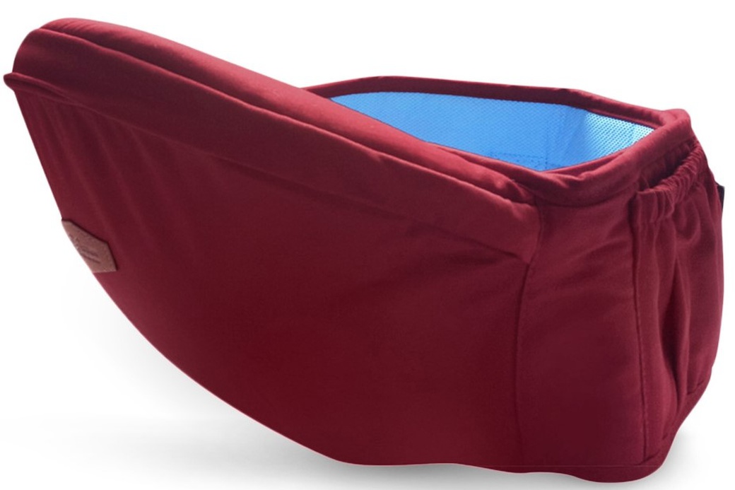 Эргономичная сумка-переноска хипсит для новорожденных Bethbear, красный фото