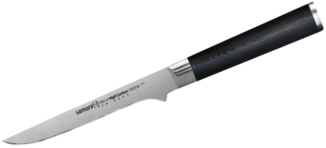 Нож кухонный Samura Mo-V SM-0063/K, обвалочный, 165 мм фото