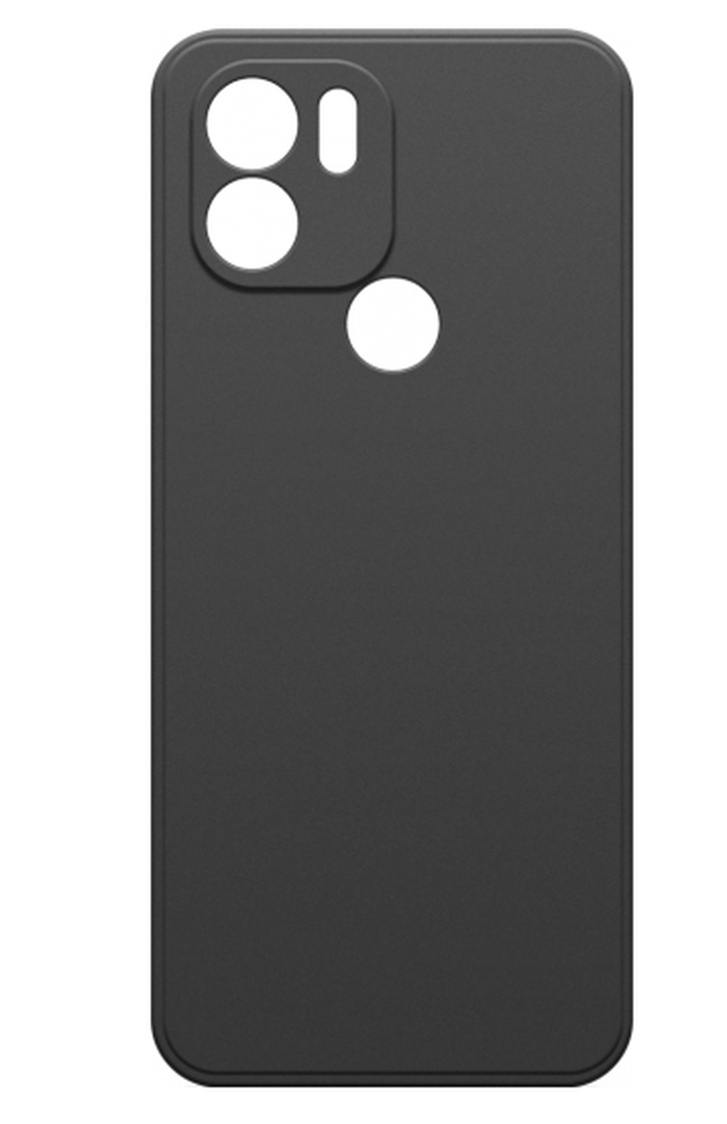 Чехол-накладка для Xiaomi Redmi A1+/A2+ черный, Microfiber Case, BoraSCO фото