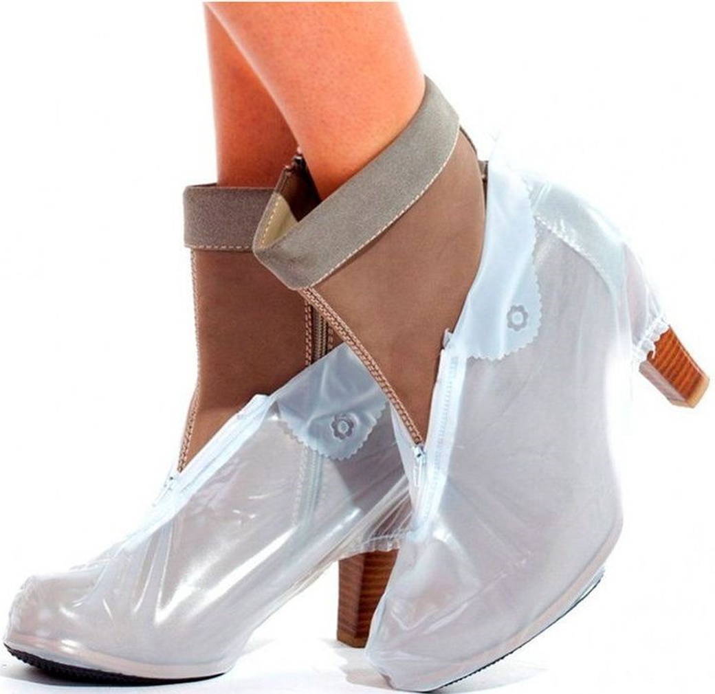 Чехлы грязезащитные Bradex для женской обуви на каблуках, размер M фото