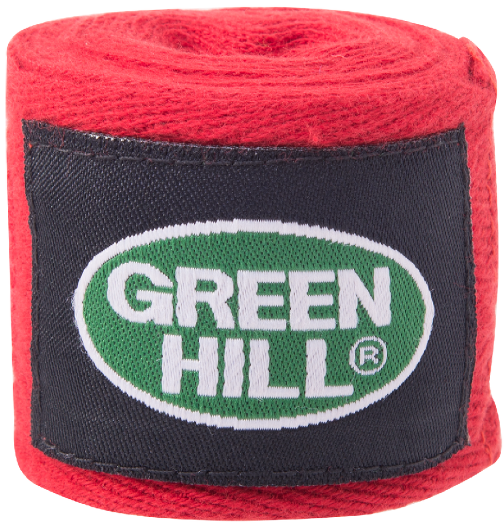 Бинт боксёрский Green Hill BC-6235a Красный 2,5 м фото
