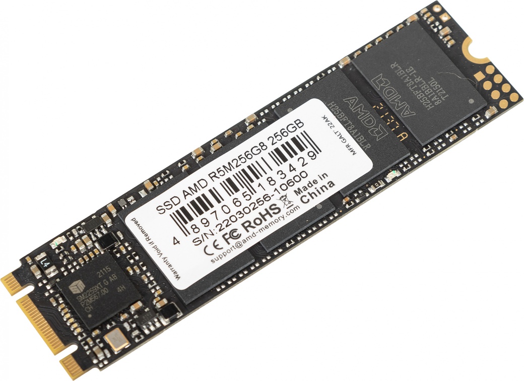 Жесткий диск SSD M.2 AMD Radeon 256Gb (R5M256G8) фото