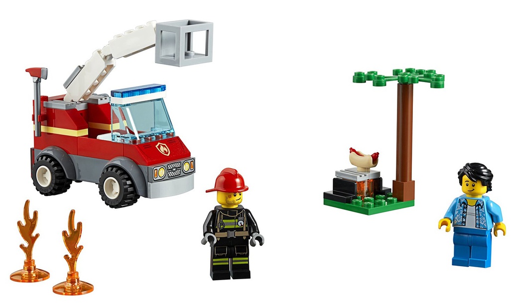 Lego City Пожарные Пожар на пикнике конструктор 60212 фото