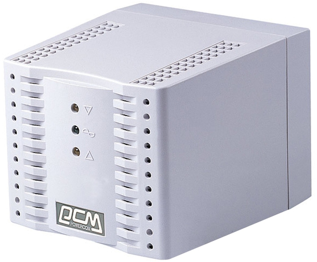 Стабилизатор напряжения Powercom TCA-2000 1000Вт 2000ВА, белый фото