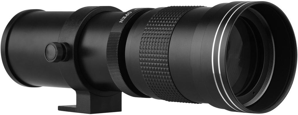 Супертелеобъектив с зумом F / 8,3-16 420-800 мм T Крепление с универсальной заменой резьбы 1/4 для камер Canon Nikon Sony Fujifilm Olympus фото