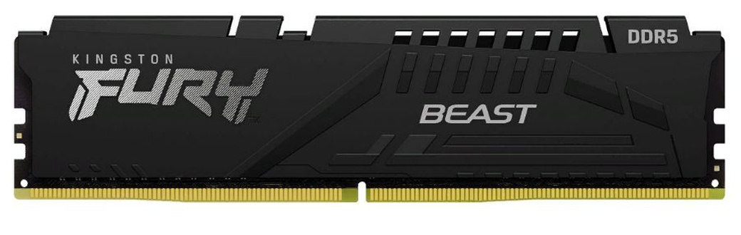 Память оперативная DDR5 16Gb Kingston Fury Beast 4800Mhz CL38 (KF548C38BB-16) фото